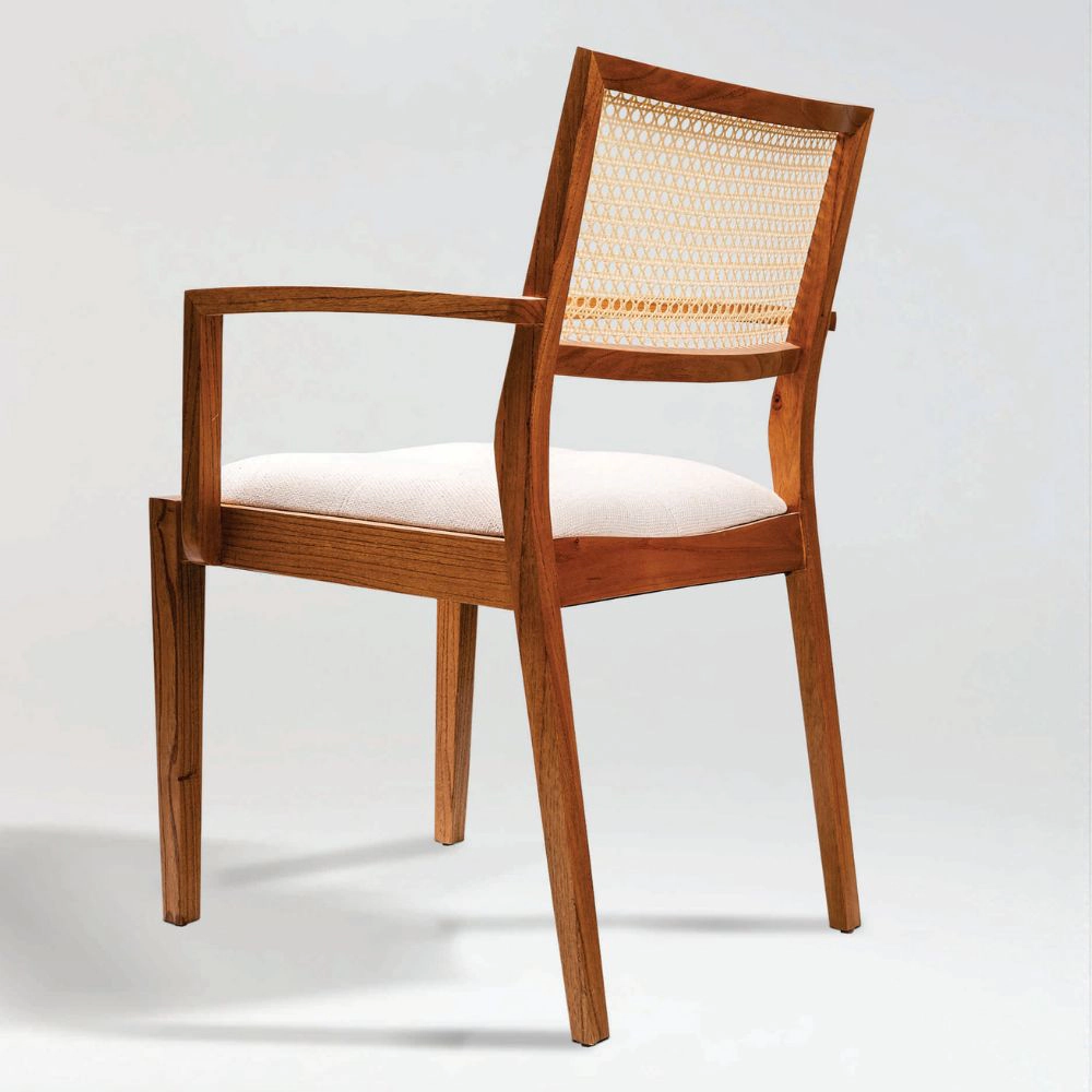Cadeira Karen com Braço Para Mesa de Jantar