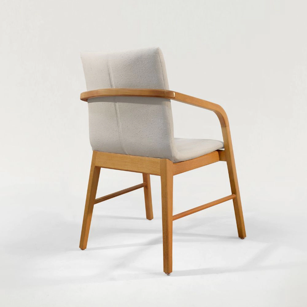 Cadeira Safira com Braço Para Mesa de Jantar