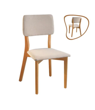 Cadeira Pampulha Estofada Para Mesa de Jantar