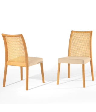 Cadeira Dália 103 Kit com 2 unidades Para Sala de Jantar