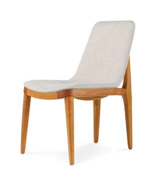 Cadeira Emma com Encosto Estofado Para Mesa de Jantar