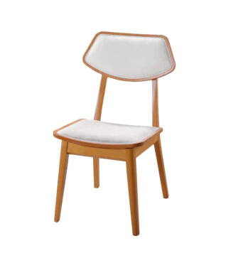 Cadeira Flora com Encosto Estofado Para Mesa de Jantar