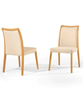 Cadeira Dália Kit com 2 unidades Para Sala de Jantar