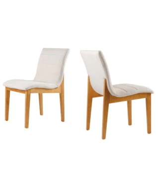 Cadeira Lyon Kit com 2 unidades Para Sala de Jantar