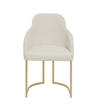 Cadeira Mona Dourado Boucle