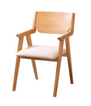 Cadeira Teca Com Braço Para Sala de Jantar