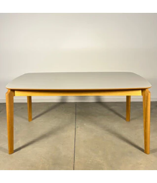 Mesa de Jantar Iris 1,80m x 1,00m Com Vidro Off White PRONTA ENTREGA