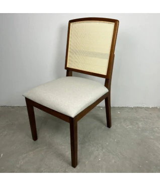Cadeira Santa Fé com Encosto em Ratan Para Mesa de Jantar PRONTA ENTREGA