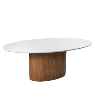 Mesa de Jantar Oval Angel 2m x 1,10m