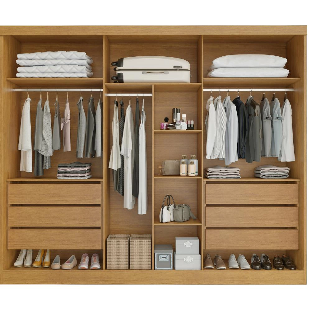 Guarda-Roupa Siena 6 Portas  100 % MDF Bianchi 