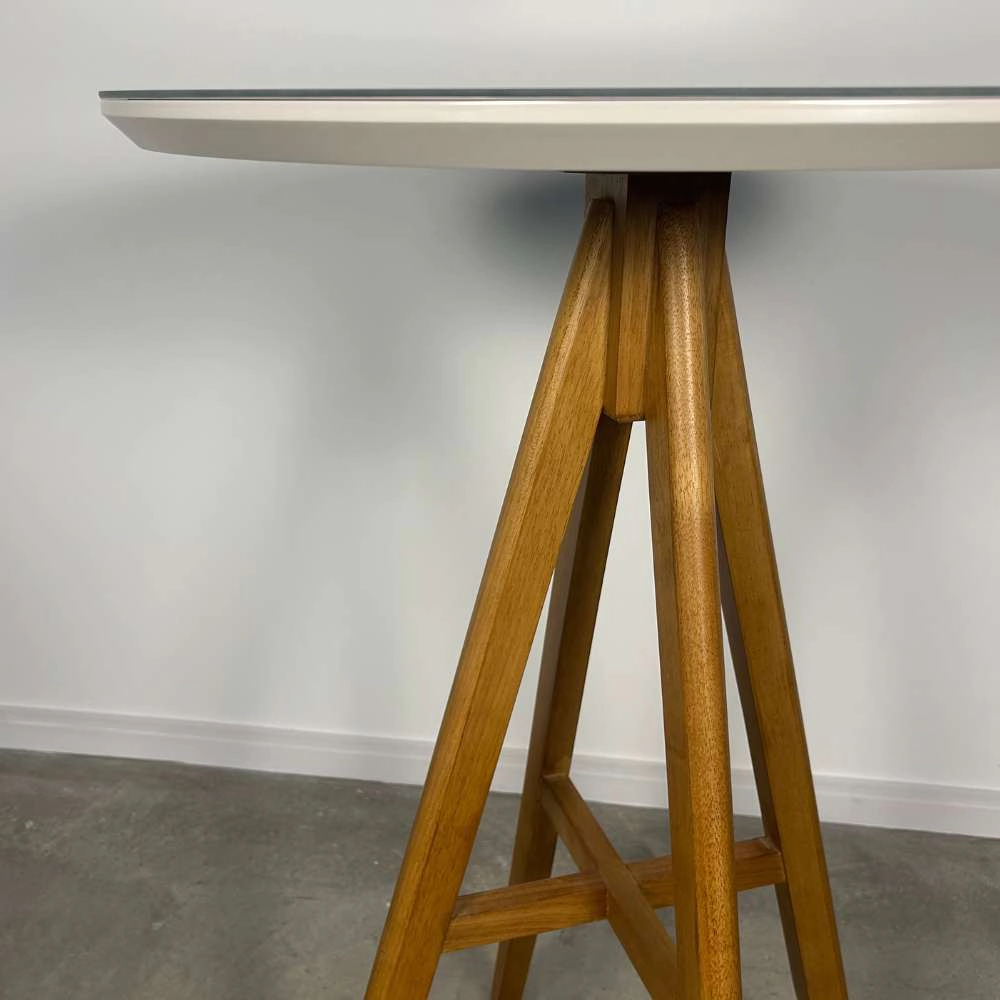 Mesa Bistrô Martini Estrutura em Madeira Maciça PRONTA ENTREGA