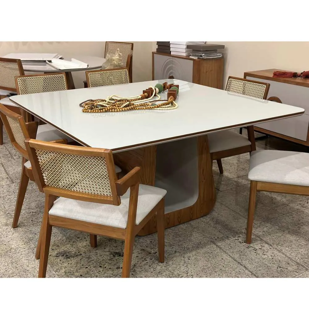 Mesa de Jantar Alice 1,36m x 1,36m