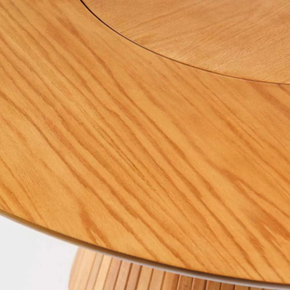 Mesa de Jantar Atlas Ripada C/Prato Giratório 1,60cm de Diâmetro