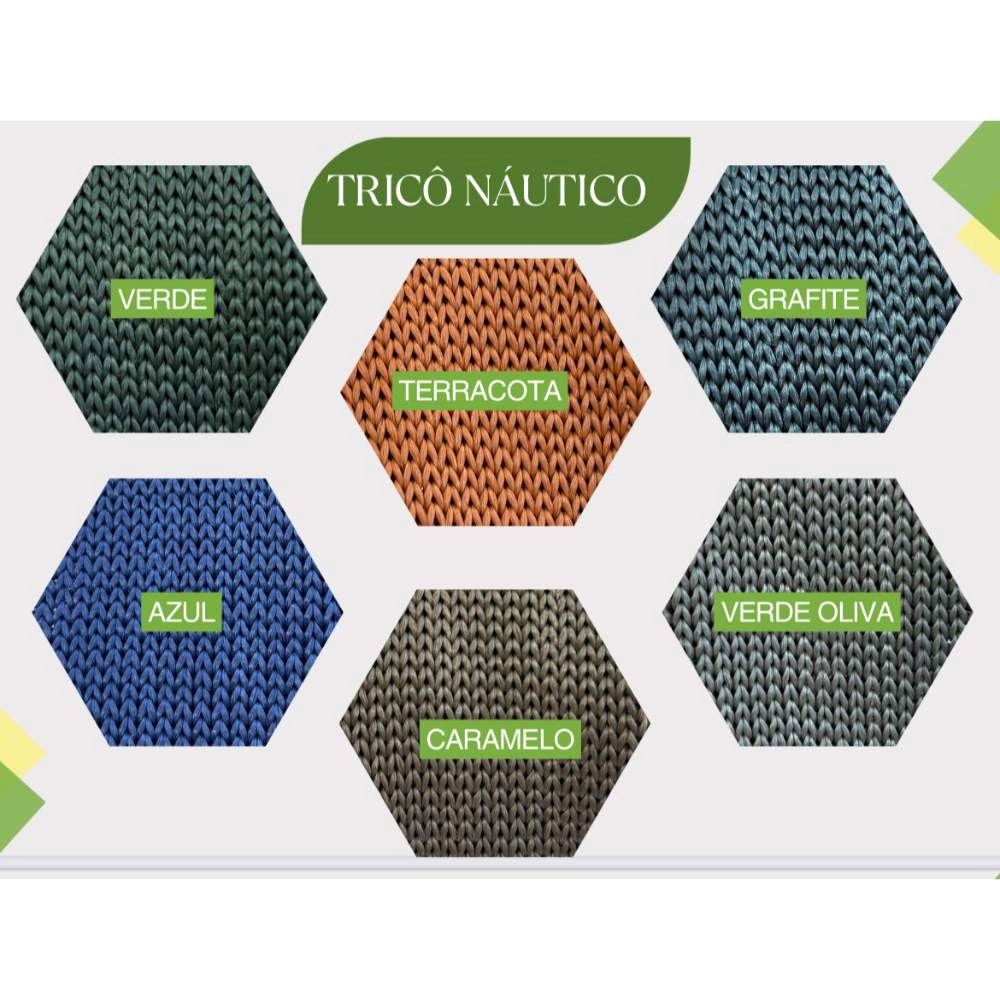 Tapete Flutuante Tricô Náutico