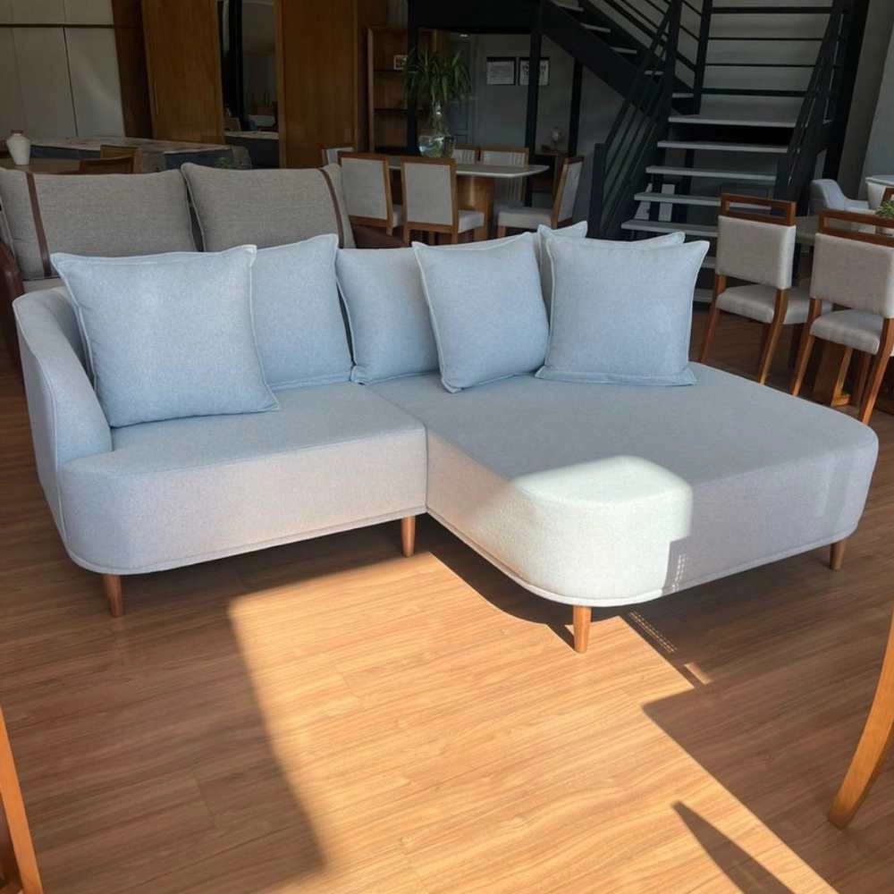 Sofá Tokyo Fixo com Chaise 1,80m - Bianchi Móveis